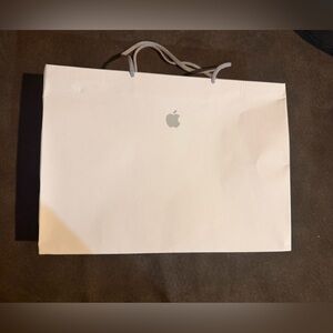Apple Store Large Paper Logo Gift Bag 16”W x 11.5”H x 3.25” D EMPTY